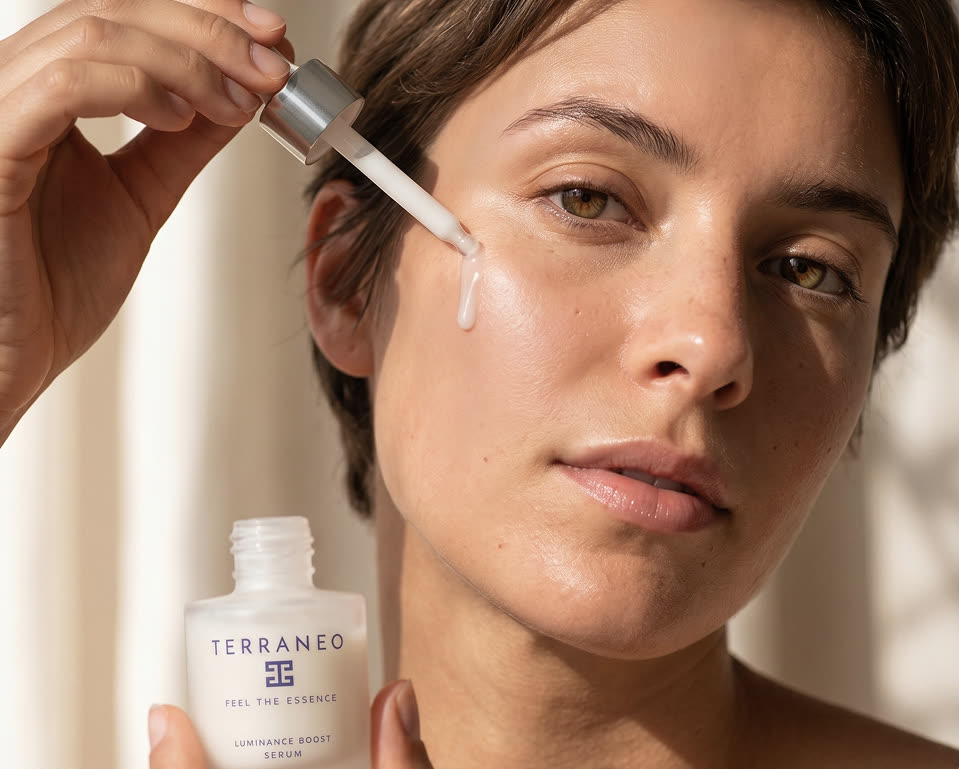 Luminance Boost Serum lifestyle